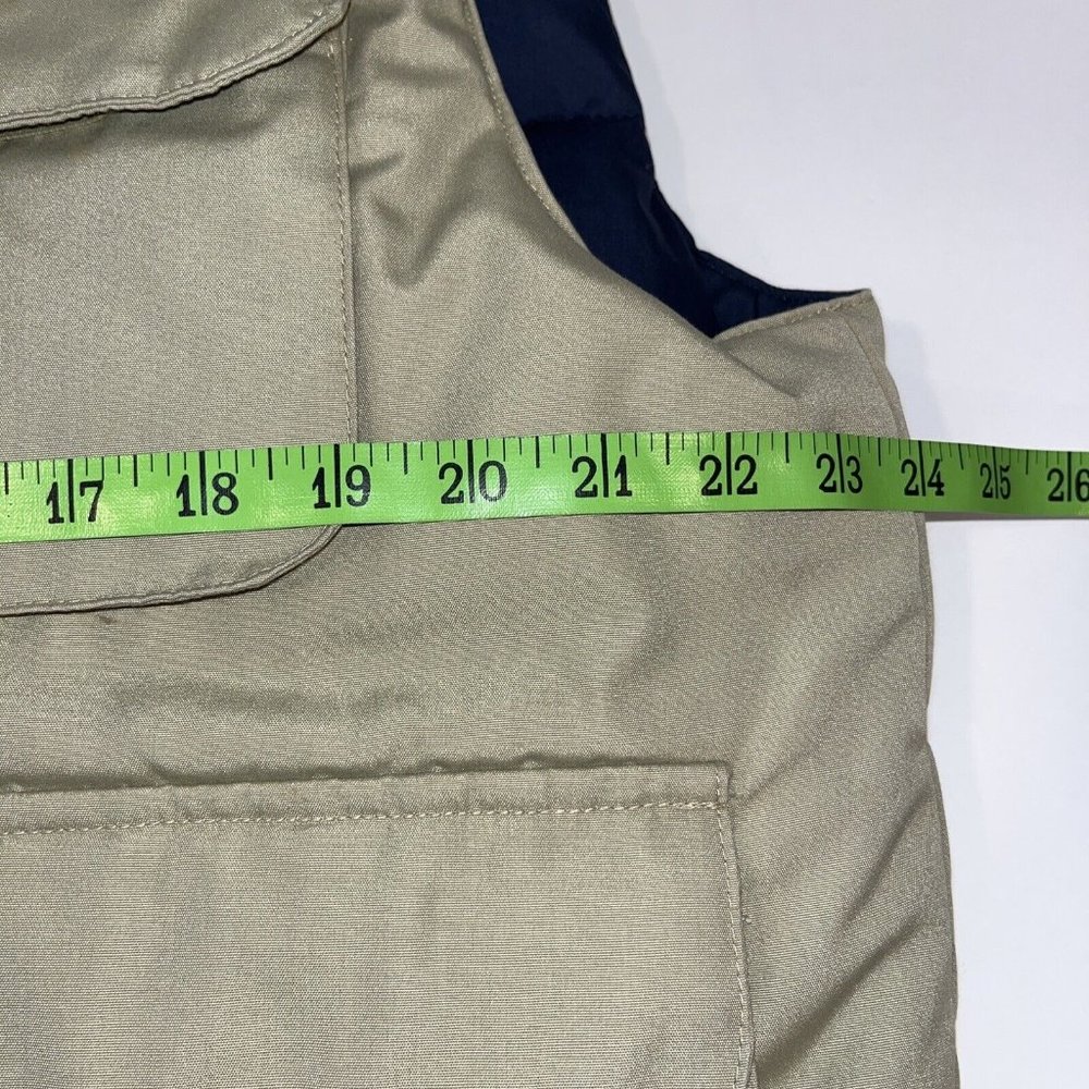 VTG FIELDMASTER LARGE ZIP & SNAP 80 % GOOSE DOWN OUTDOOR HUNTING VEST READ - Picture 10 of 11